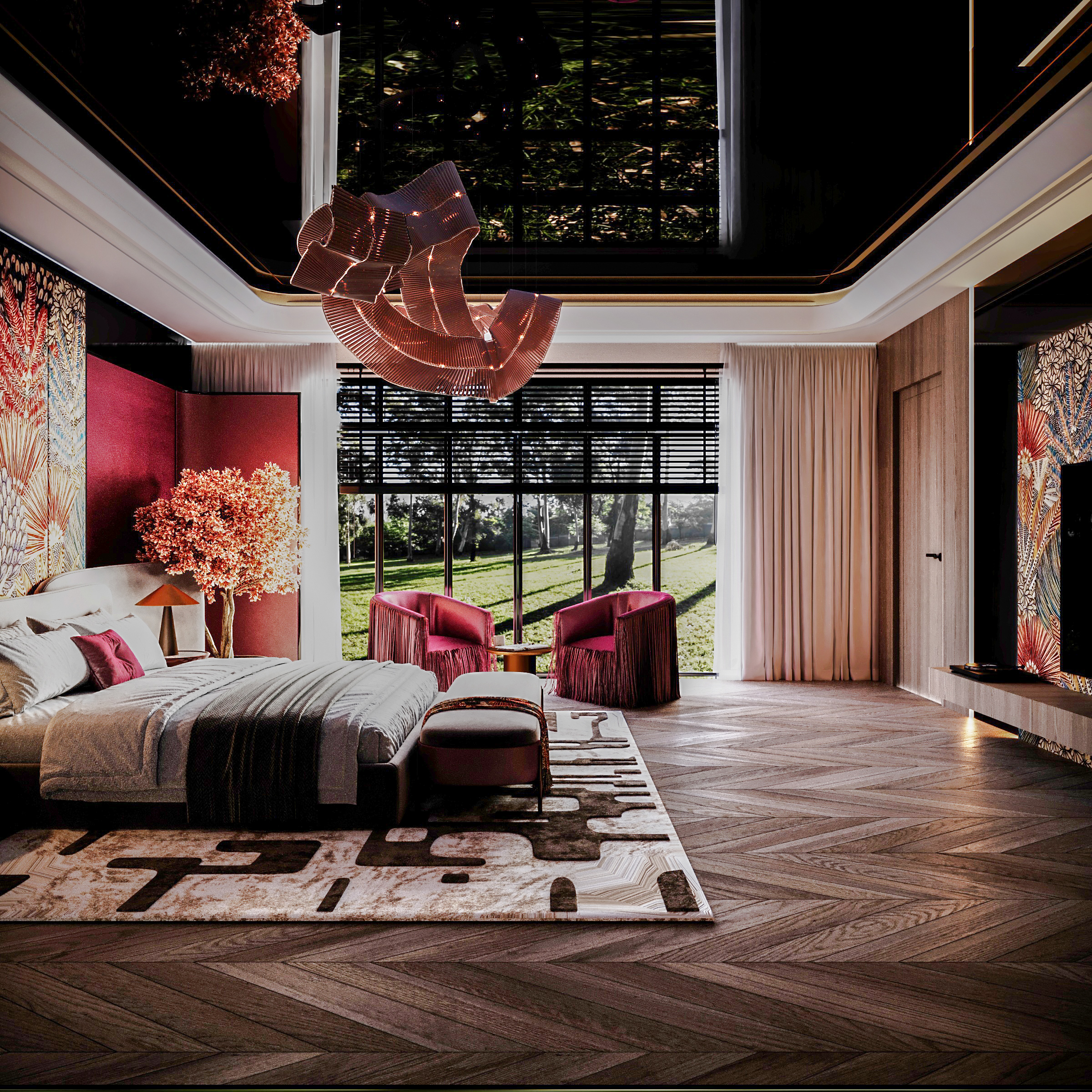 LUXURY BEDROOM DESIGN（奢华卧室设计）丨Rawdah Saeed-9