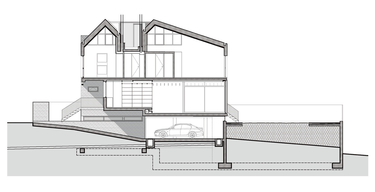 马德里锯齿形屋顶住宅-48