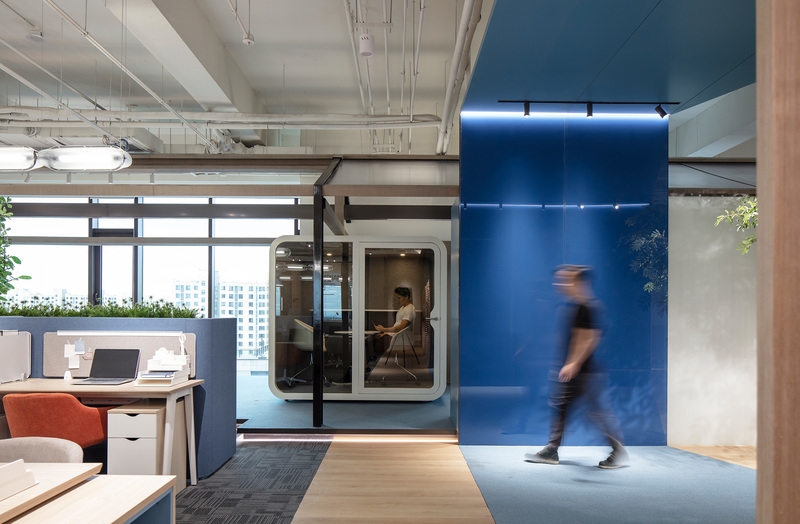 新东坝创意办公室 | 现代风格与灵动创意的完美结合-0