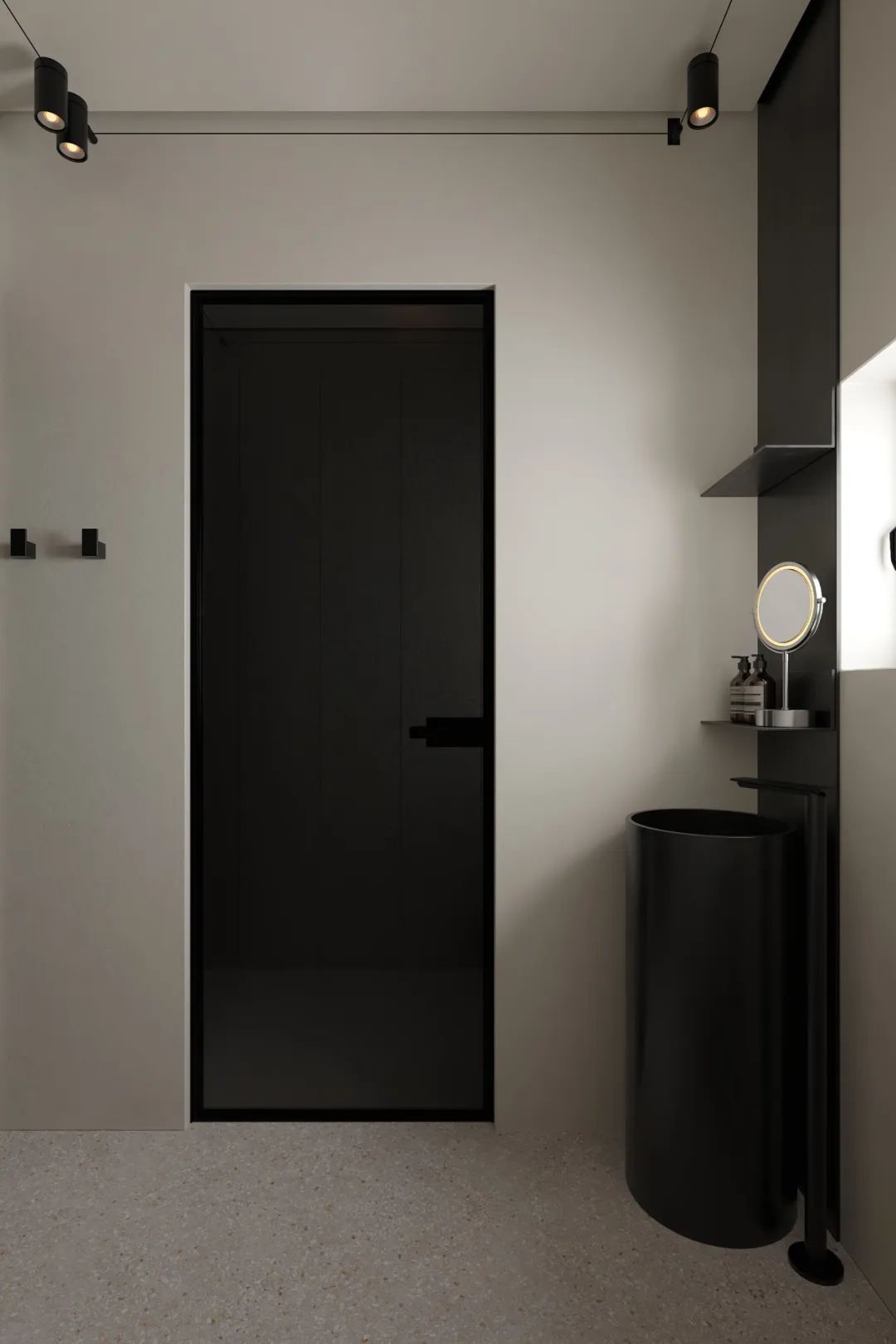 高级黑,极简空间的艺术魅力丨Igor Sirotov-53