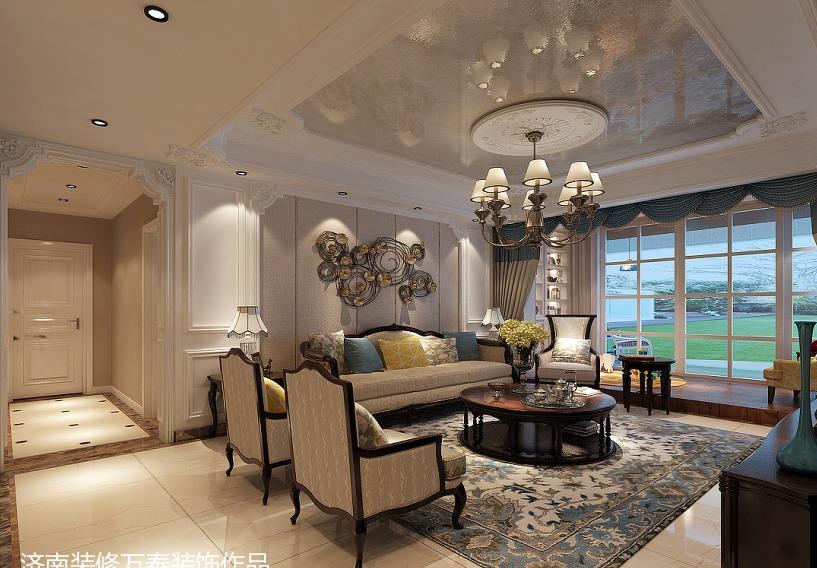 济南漫山天麓美式装修设计-4