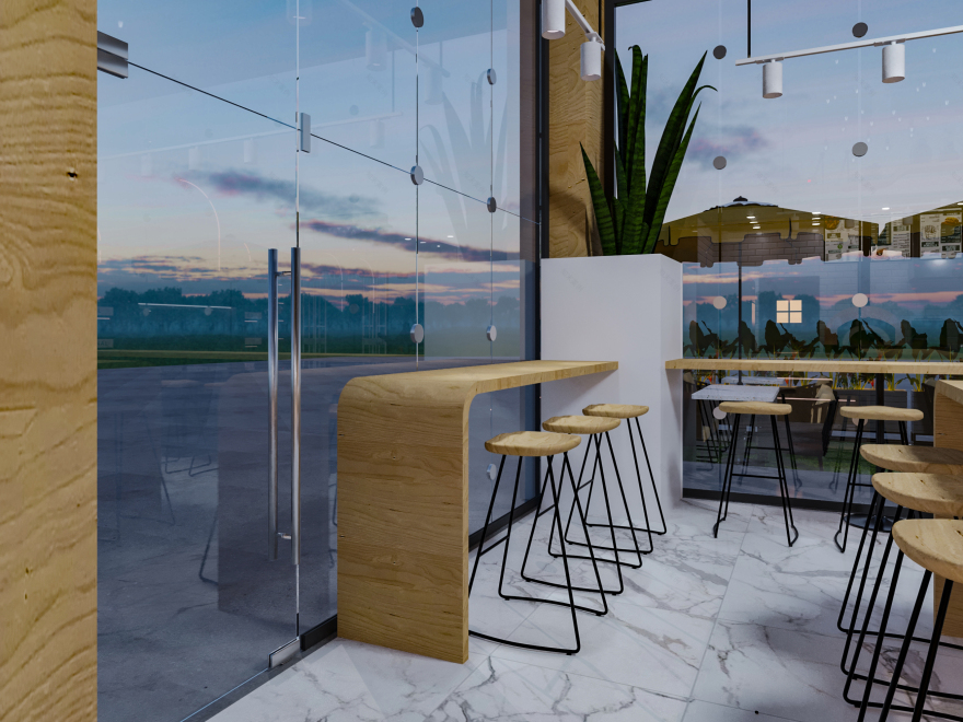 “CEDRA” 现代黎巴嫩熟食店室内设计-11