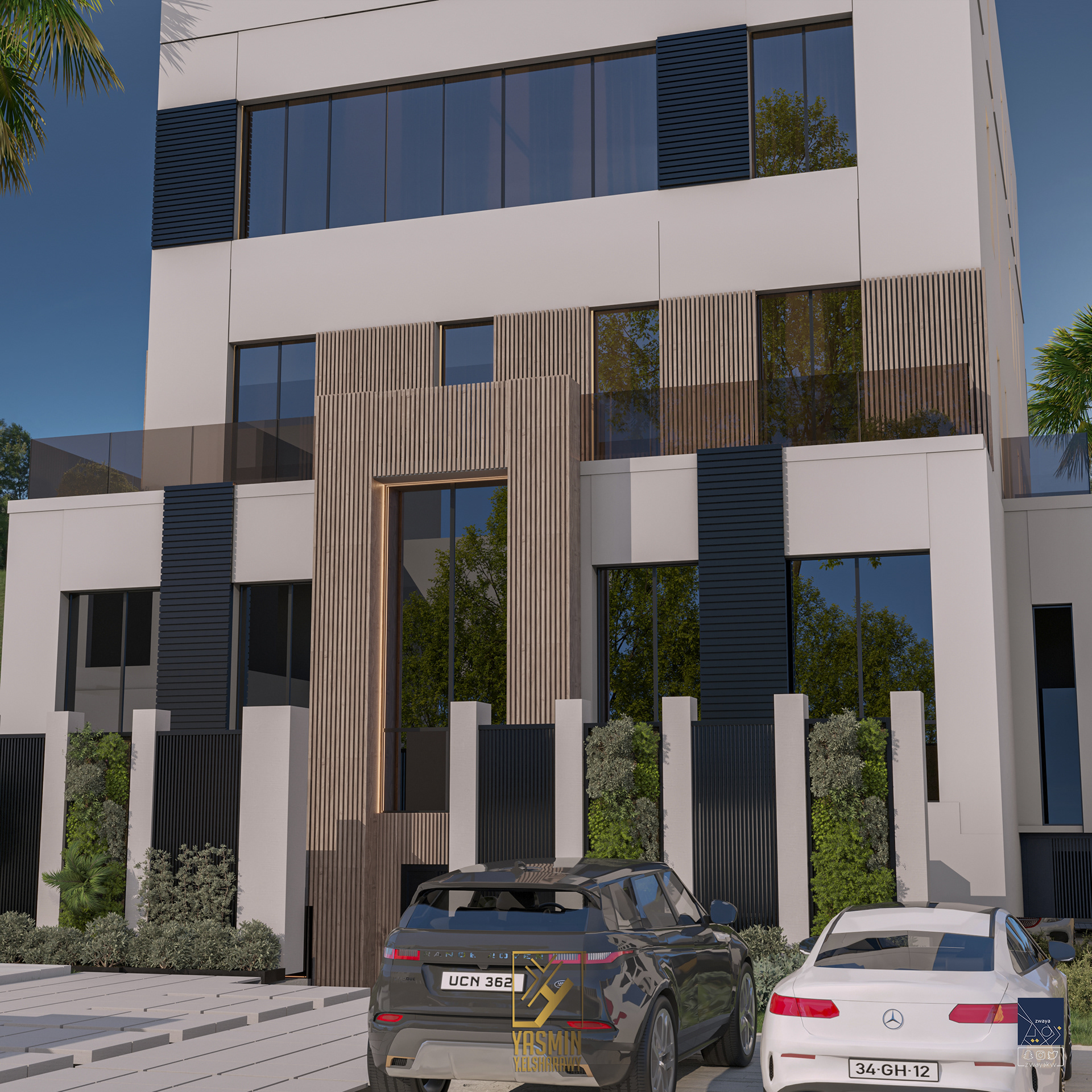 当代别墅外观设计-5