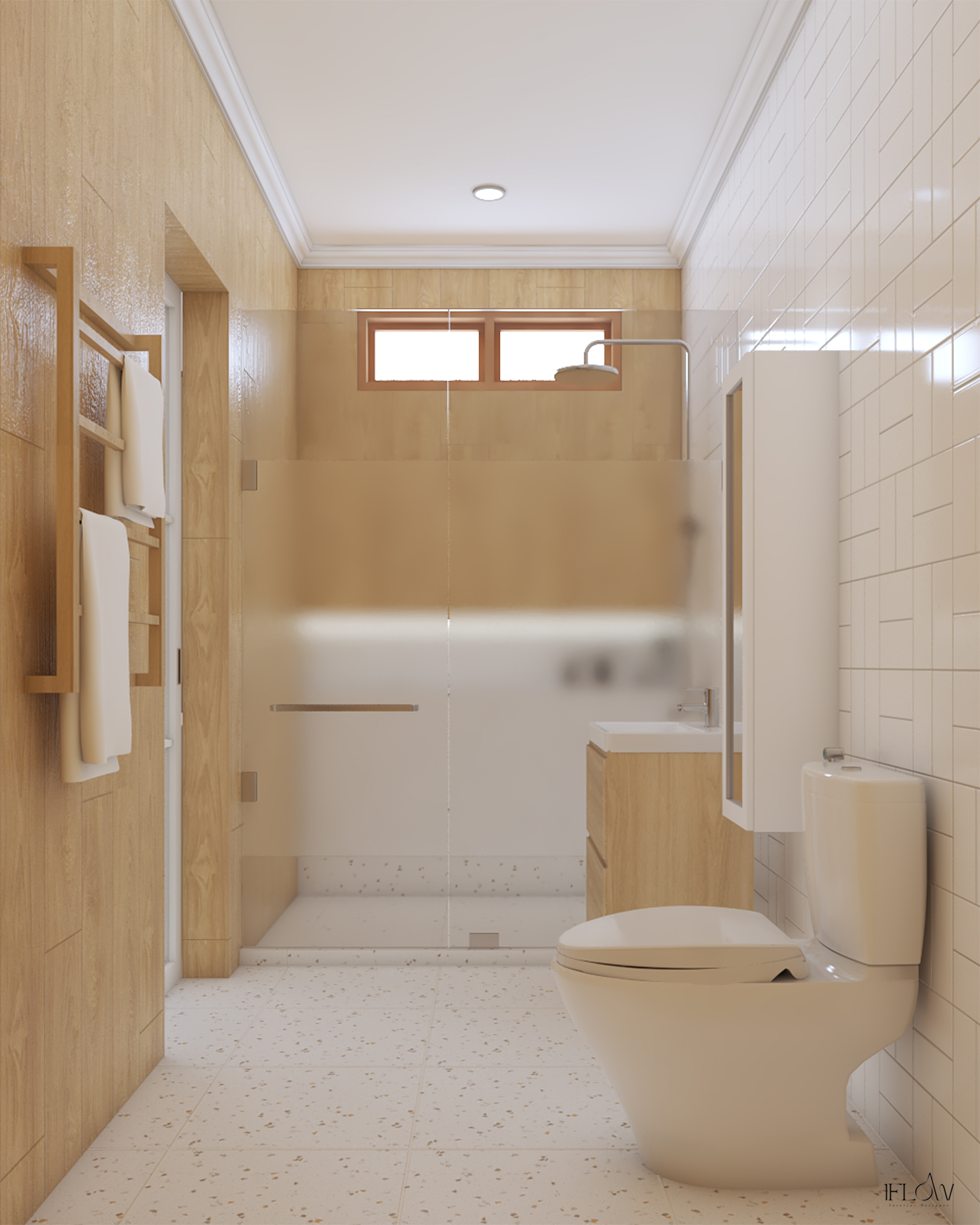 ONSEN BATHROOM 现代浴室设计丨印度-4