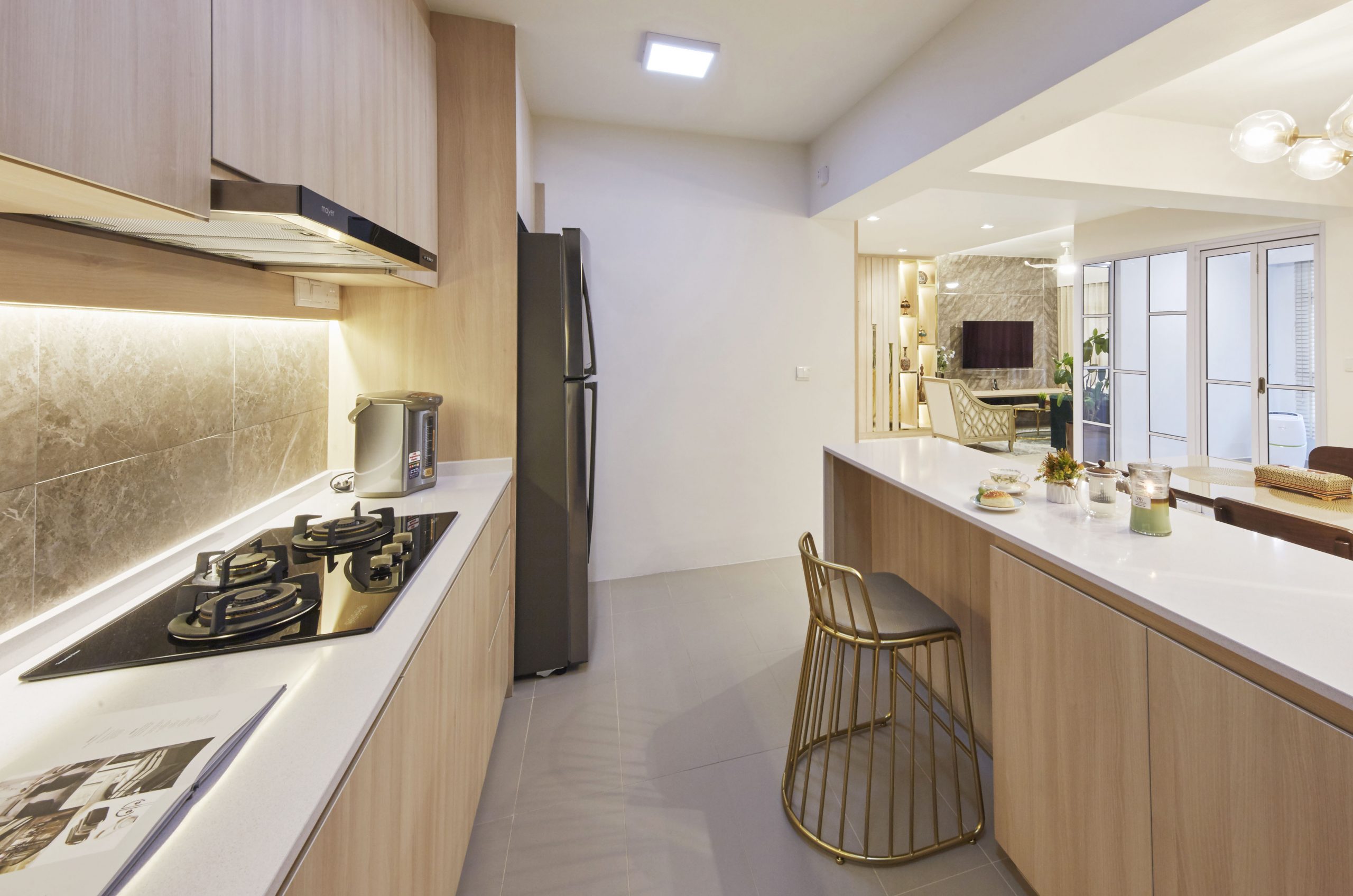 997B Buangkok Crescent住宅及商业室内设计项目丨新加坡丨The Interior Lab-13