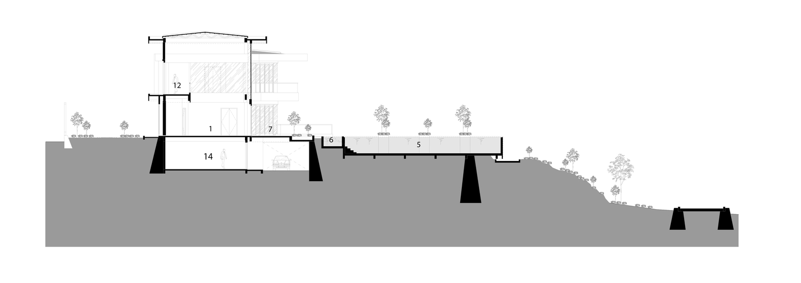 印尼 IV 别墅 | 山间绿意与建筑的完美融合-24