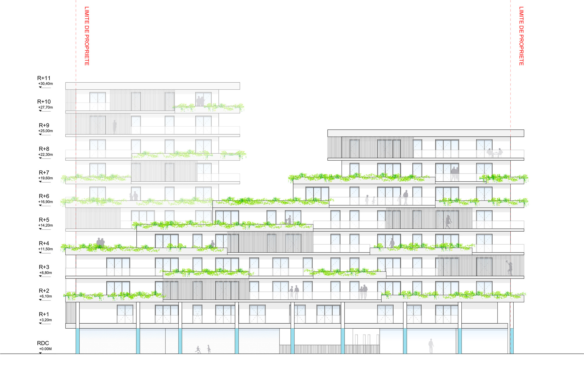 罗莎·帕克斯公寓丨法国第戎丨Hamonic+Masson & Associés-36