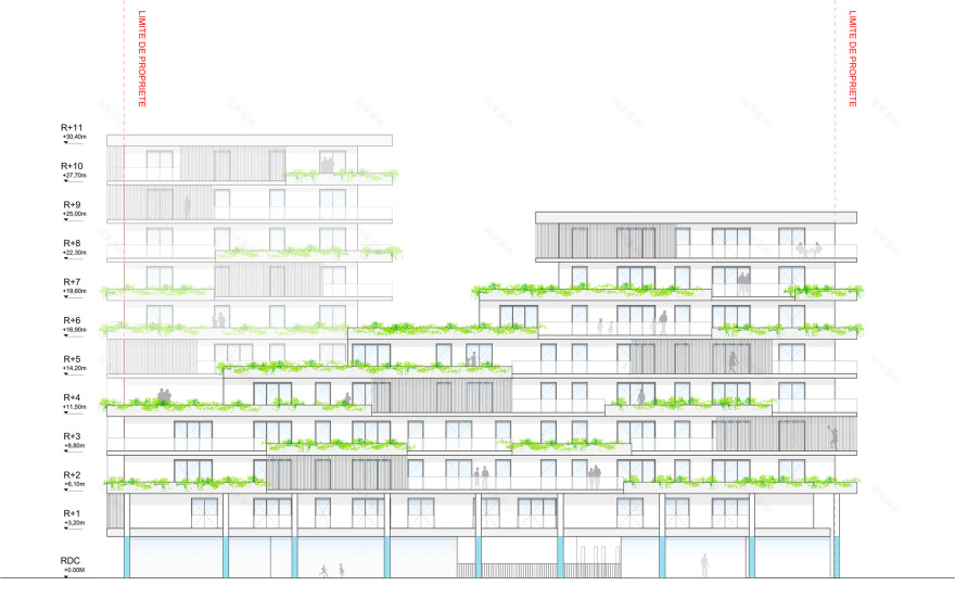 罗莎·帕克斯公寓丨法国第戎丨Hamonic+Masson & Associés-36