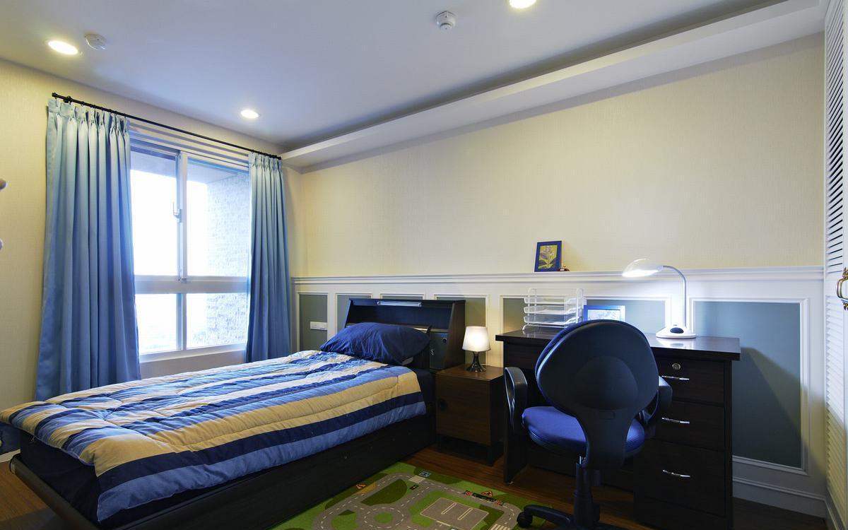 地中海风格度假屋,浪漫四柱床,斜屋顶木屋意象-18