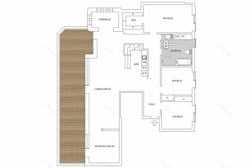 工业风湖景 Loft,经典且梦幻-27