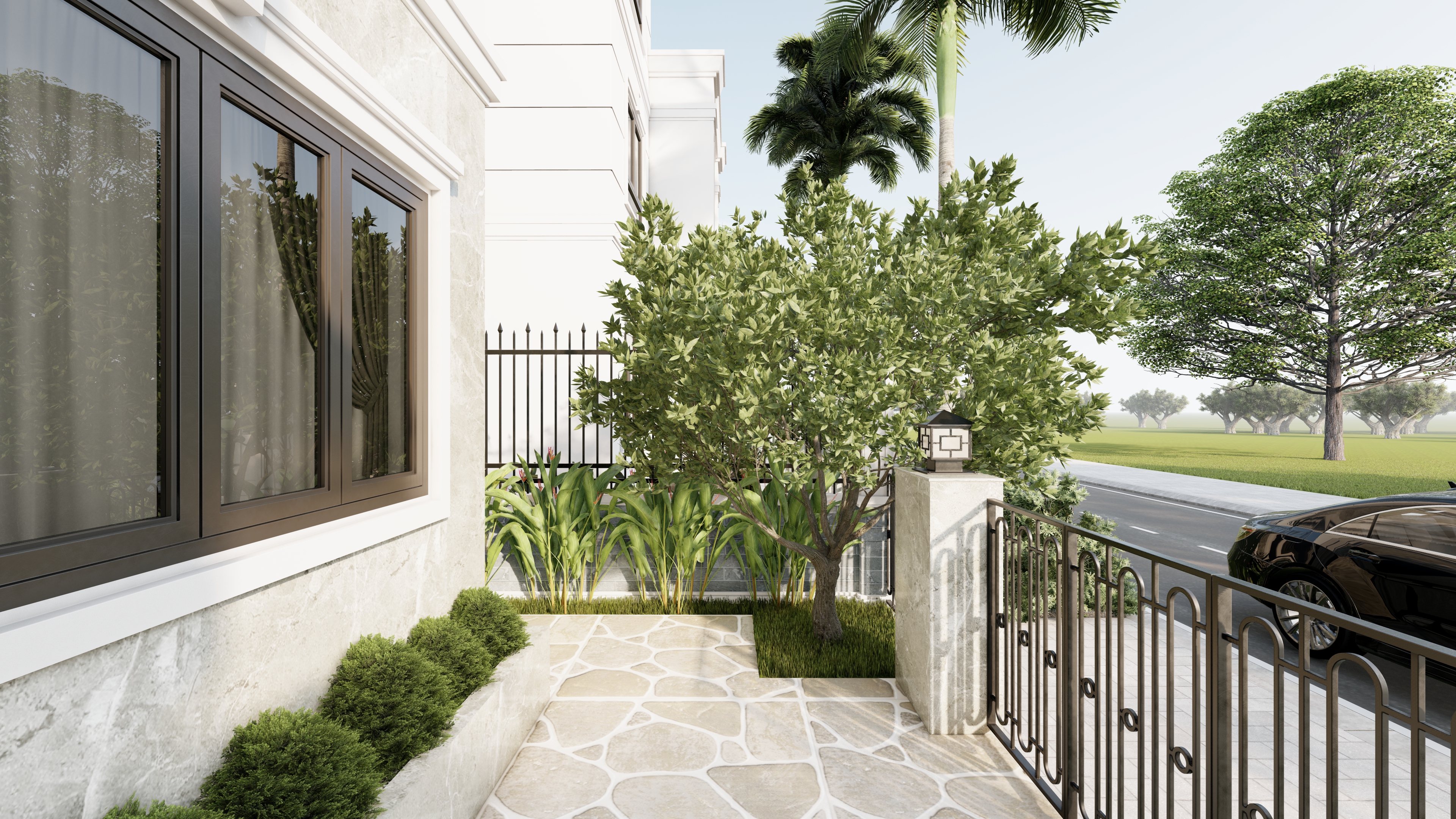 BIỆT THỰ SONG LẬP 8x11 - SIMCITY-7