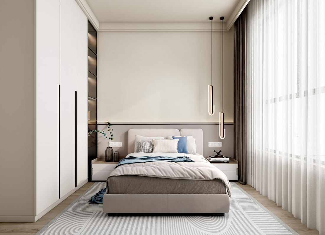 微水泥极简三口之家-12