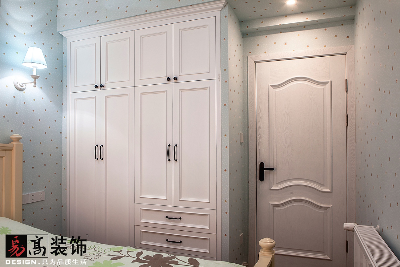 96 平米美式三室两厅，易高装饰打造不一样的空间-16