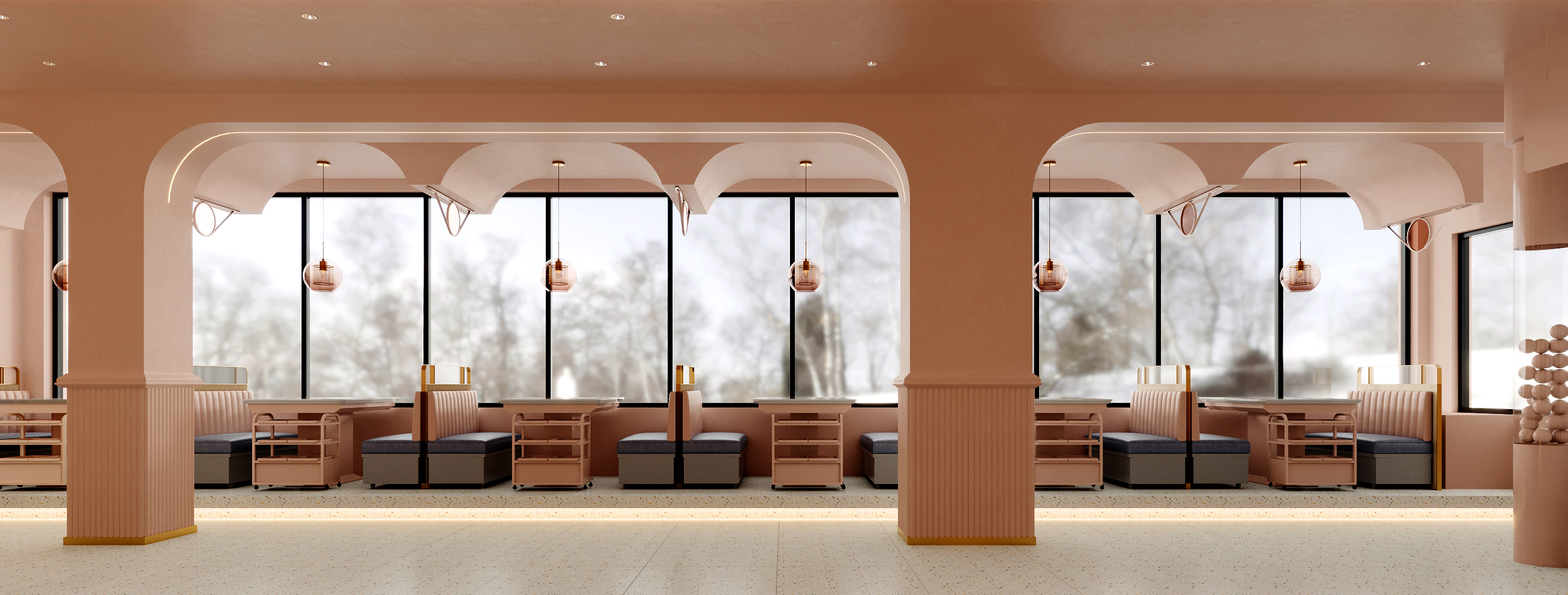 见底自选火锅丨中国濮阳丨玖伍空间设计机构-14