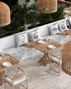 "Tropical Vibe" Cafe Conceptual Design #2141