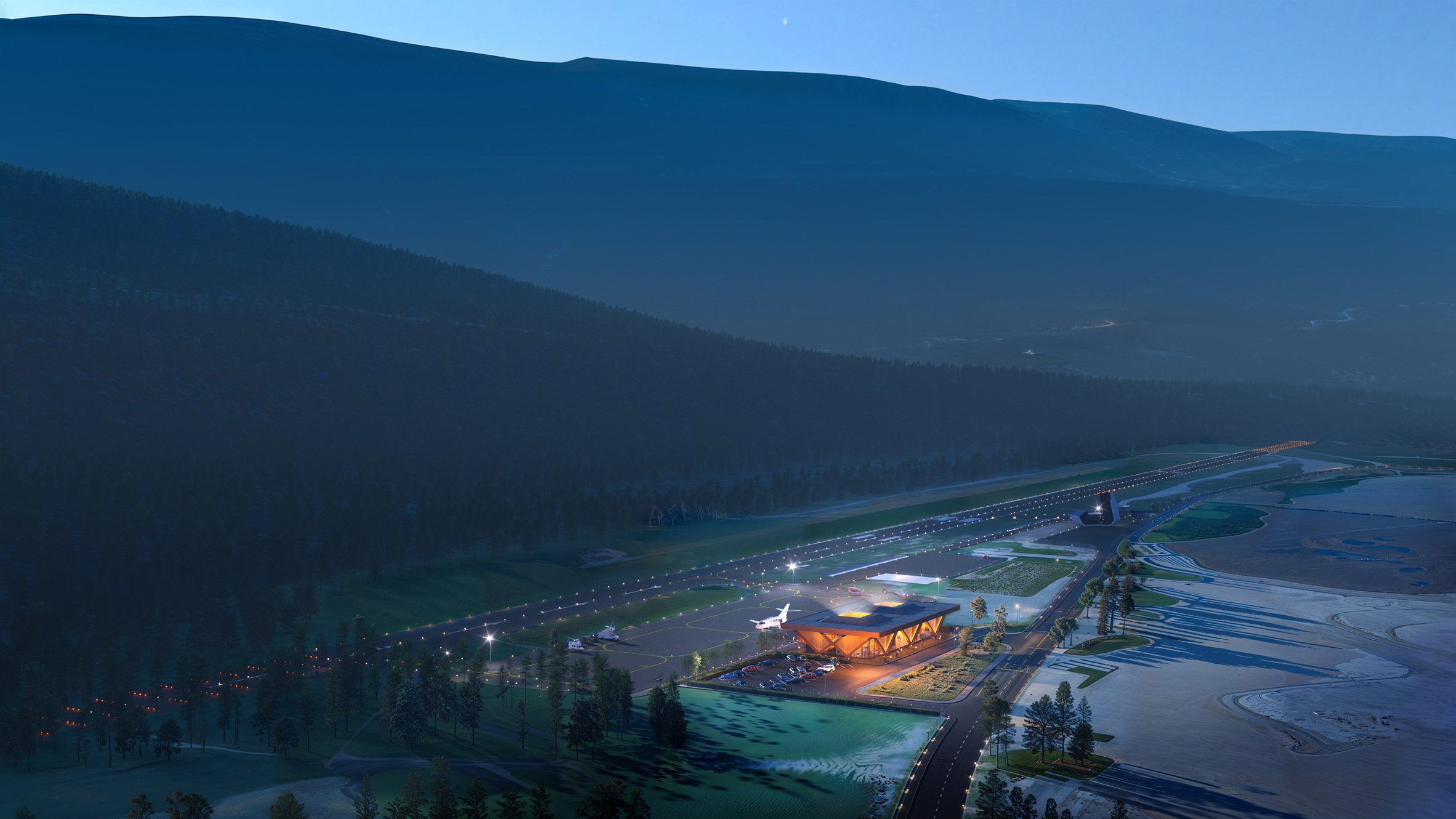 Mestia机场航站楼设计丨LSG Solutions-18