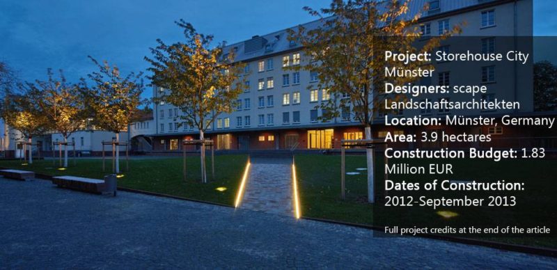 Storehouse City Münster景观改造项目丨德国明斯特丨scape Landschaftsarchitekten GmbH-1