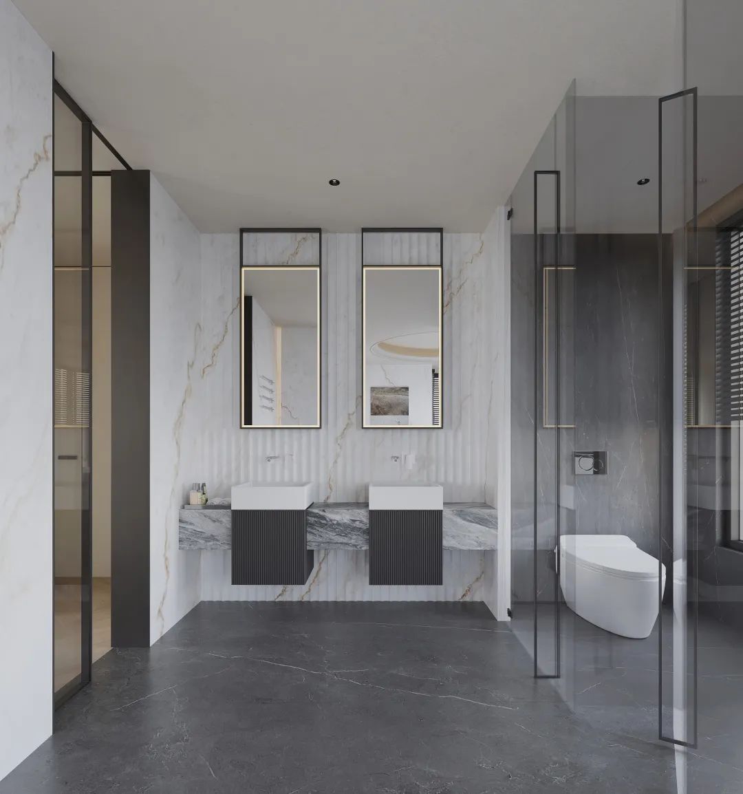 侘寂现代风 · 回归自然的城市住宅设计丨红柏设计-50