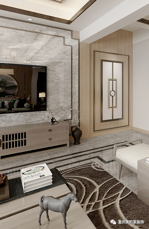 风雅千年 | 新中式博翠天悦洋房设计-51