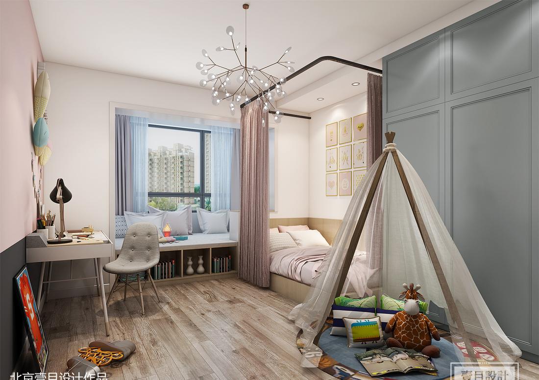 温馨北欧风小家,定制榻榻米、高级灰空间-10