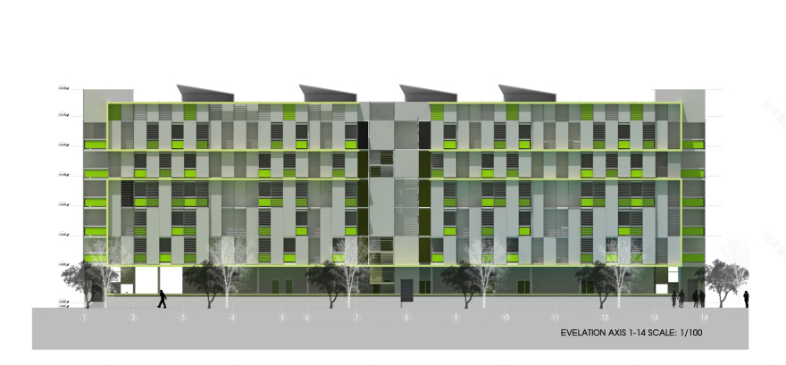 工人的家园 | 越南 Binh Duong 地区工人住宅设计-25