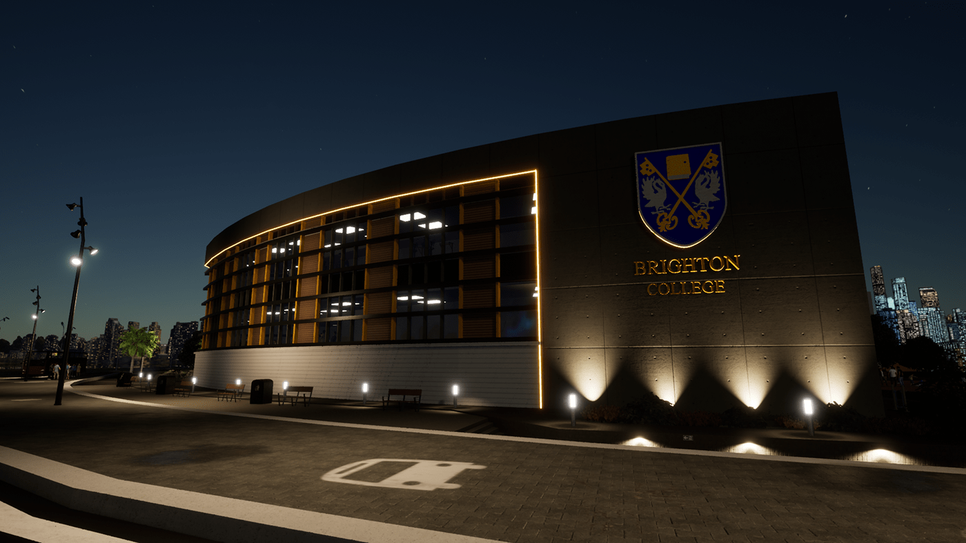 Anastasiya Gushchina丨教育建筑丨2021_Brighton Int. School_bld.2 _NEWGIZA-3