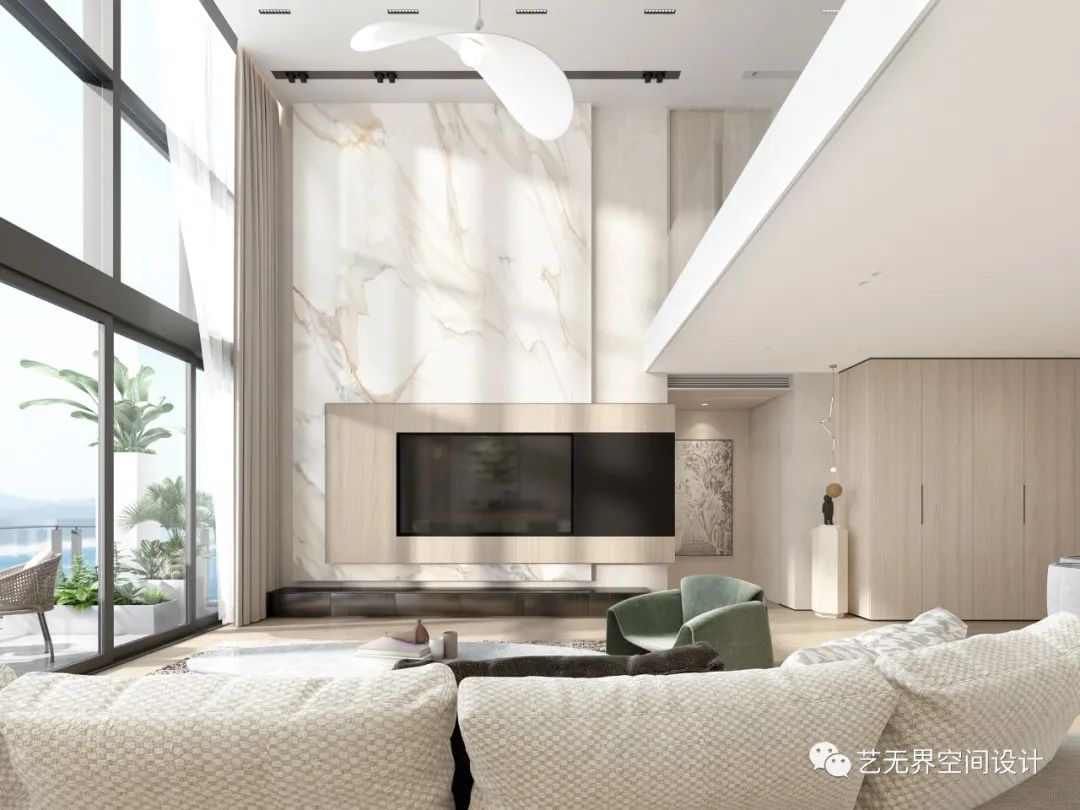 深圳湾原木简奢复式大宅丨中国深圳丨艺无界设计团队-12