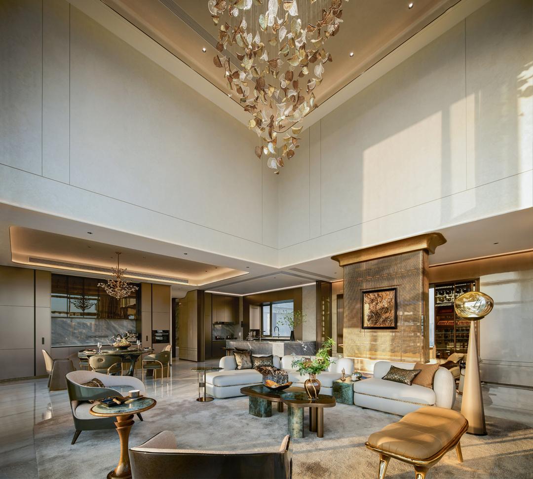 佛山灯湖缦云320㎡丨中国佛山丨创时空设计-7