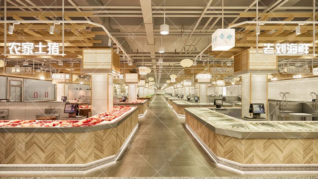 农贸市场设计案例|东柳菜场更新，有点厉害，给您详细说说~-52