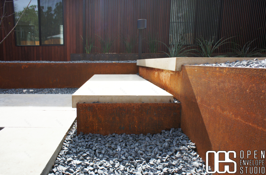 阿贝纳特住宅 | 现代简约的庭院景观设计-11