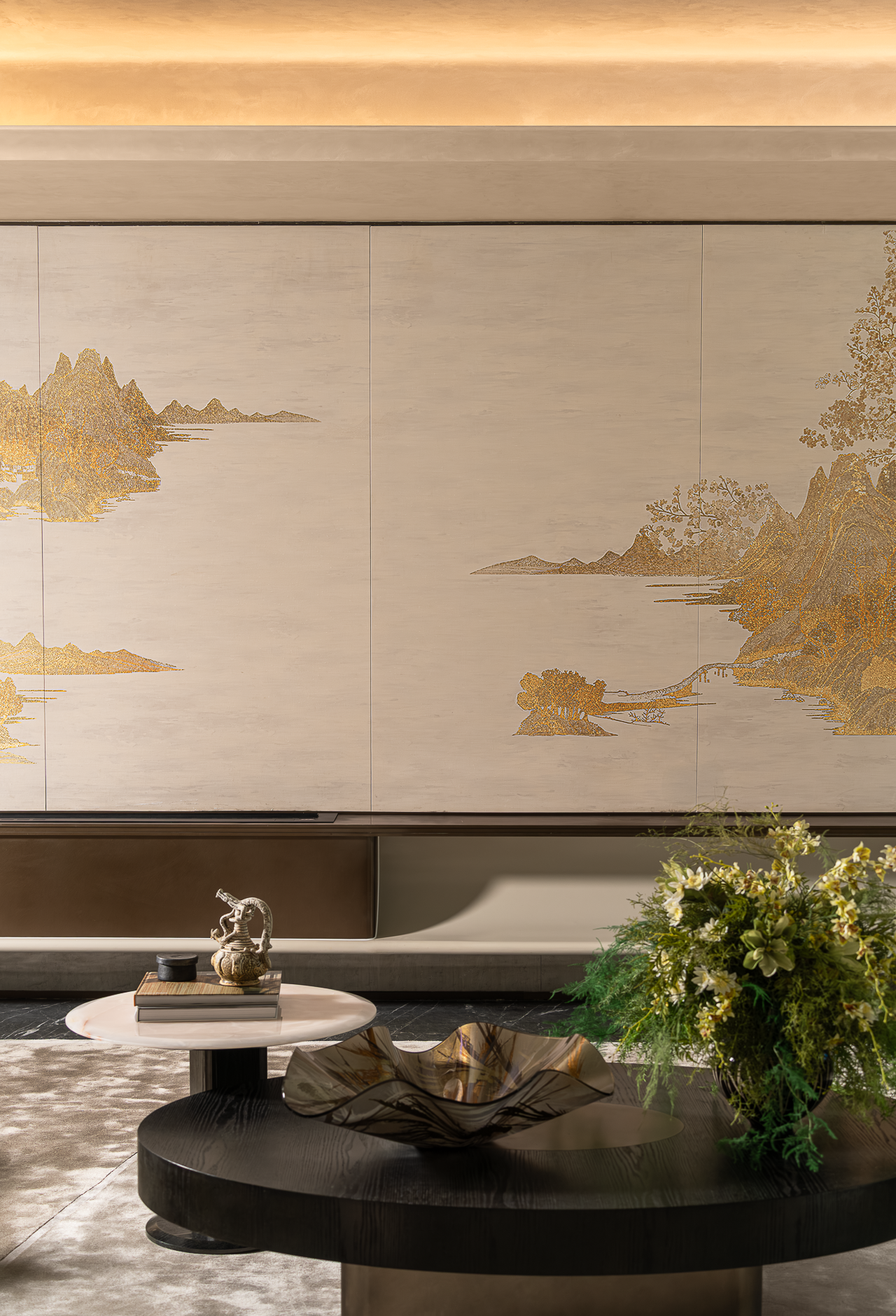 绿城·杭州宸风逸庐390㎡样板间丨中国杭州丨飞视设计,春山秋水-5