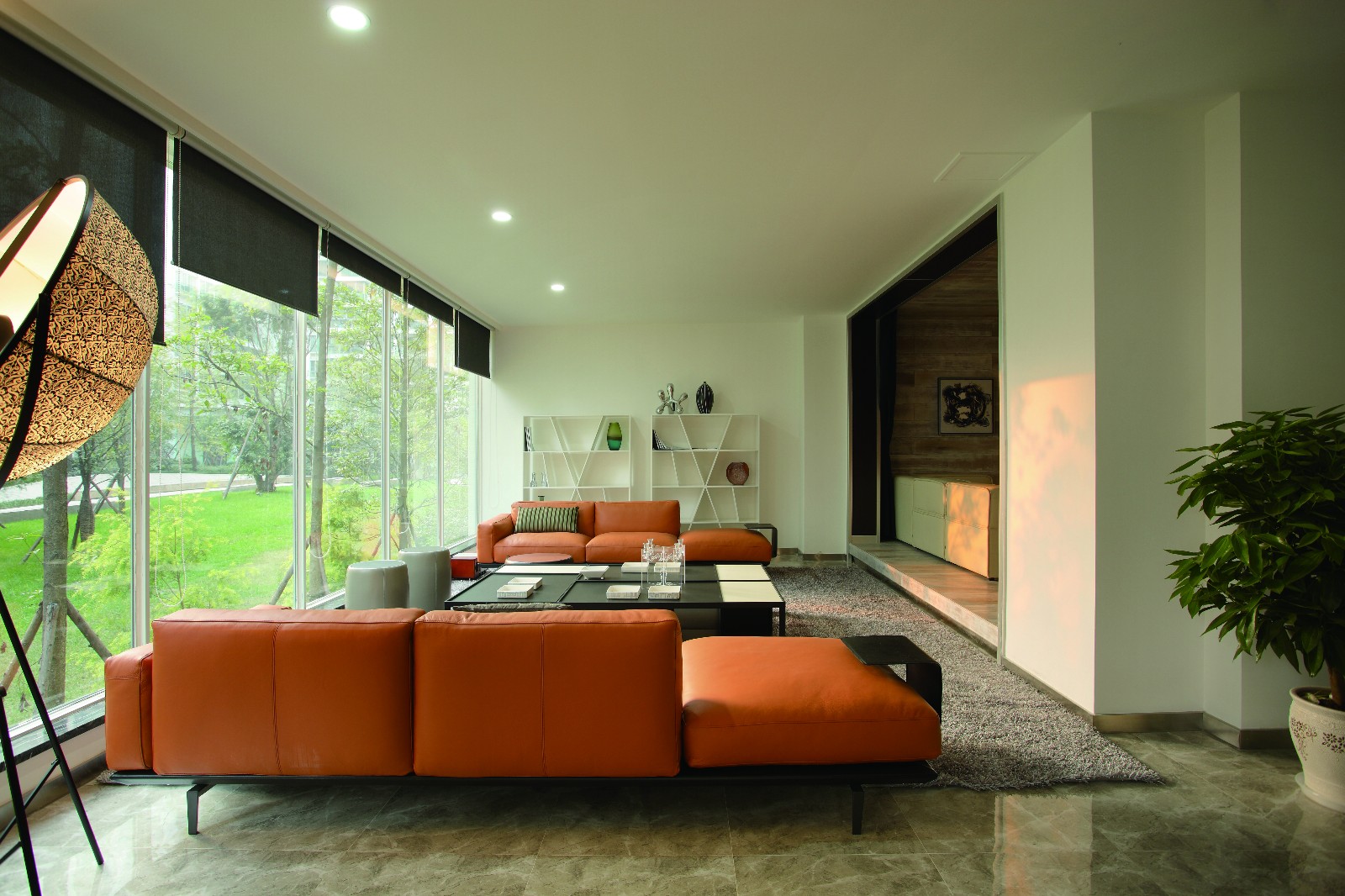 成都时代晶科名苑创意工作室 | 功能导向,花园交流空间-4