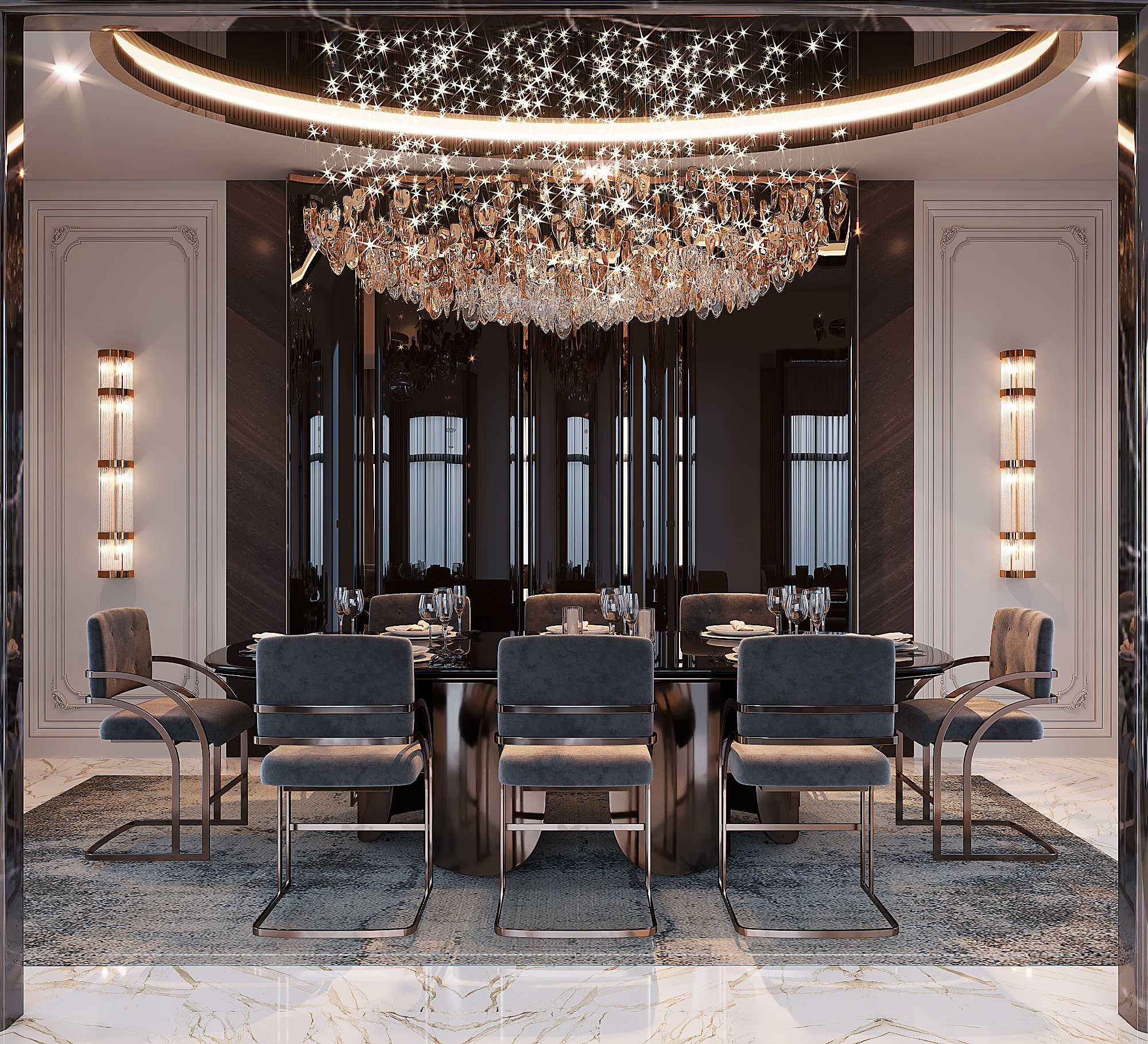 豪华餐厅丨Mohammed Yossef-16