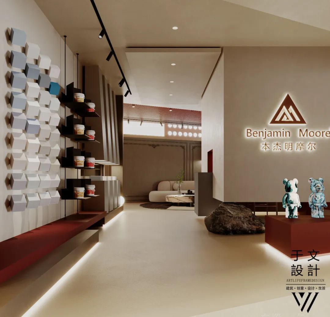 本杰明摩尔展厅丨中国沈阳丨于文设计工作室-11