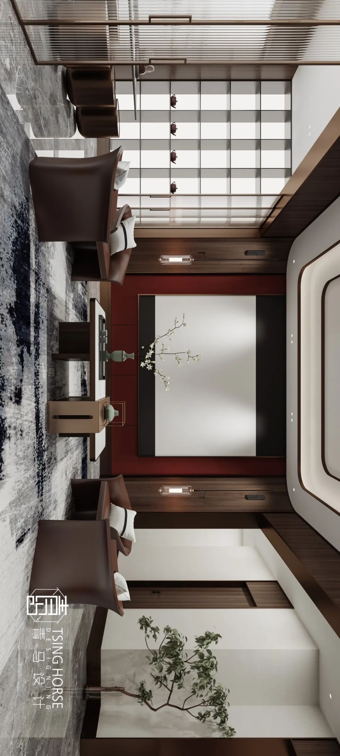 轻奢新中式，打造 600㎡动静分离的理想生活-50