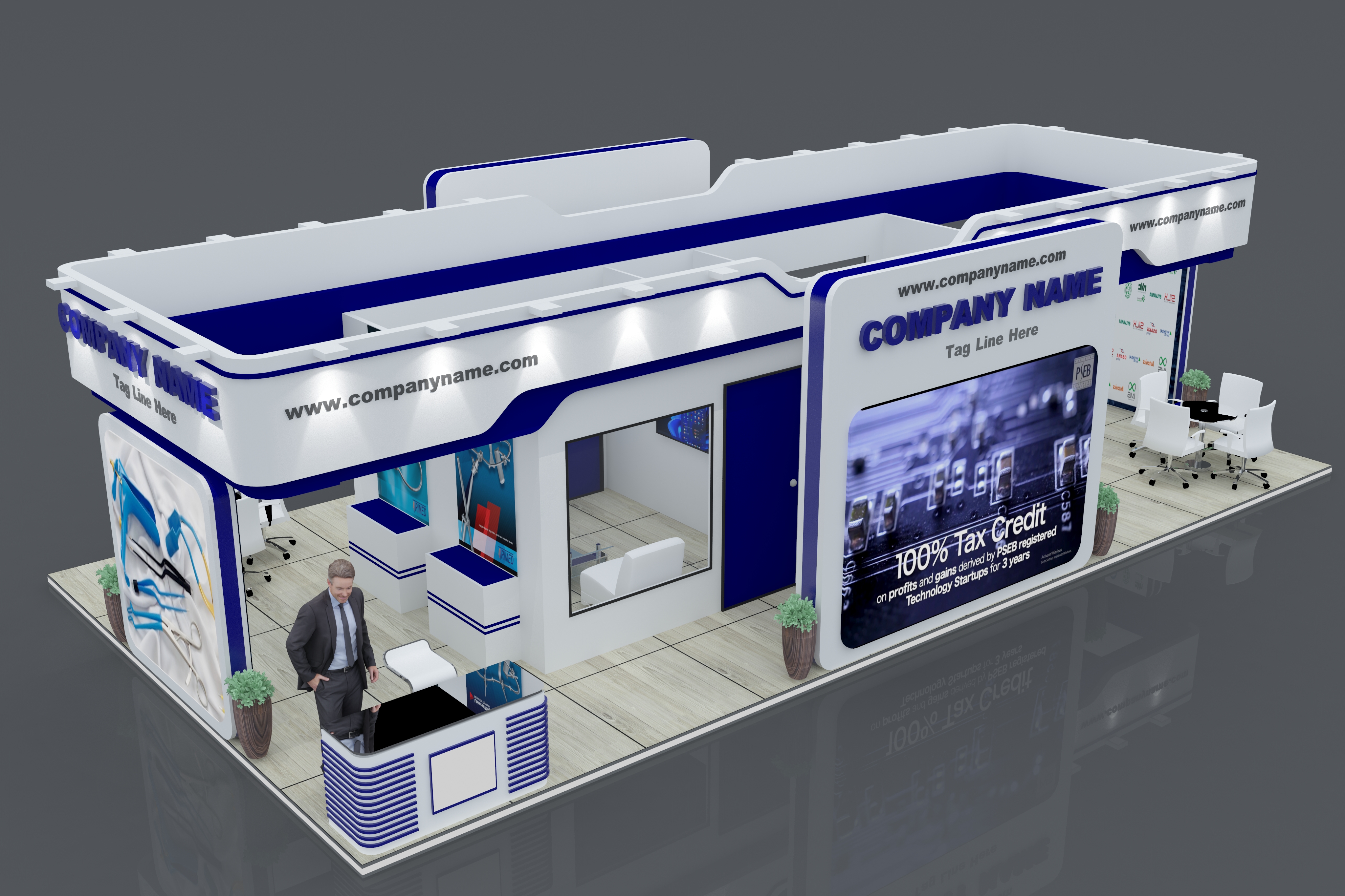 Big Exhibit Stall Booth-0