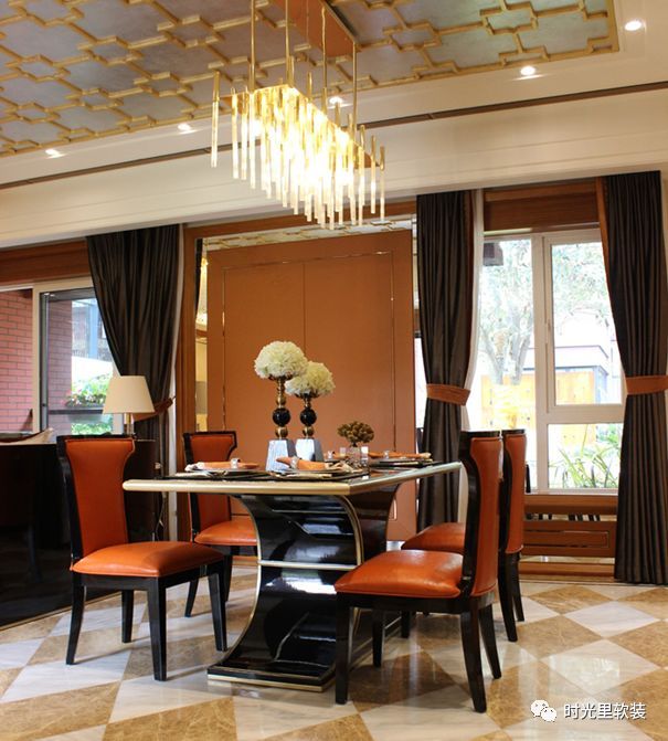 金房玺座港式样板间,爱马仕橙打造低调奢华-7