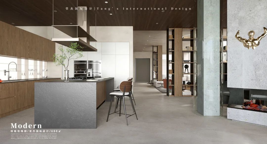 绿城玫瑰园现代风别墅丨中国南京丨堂杰国际设计-40