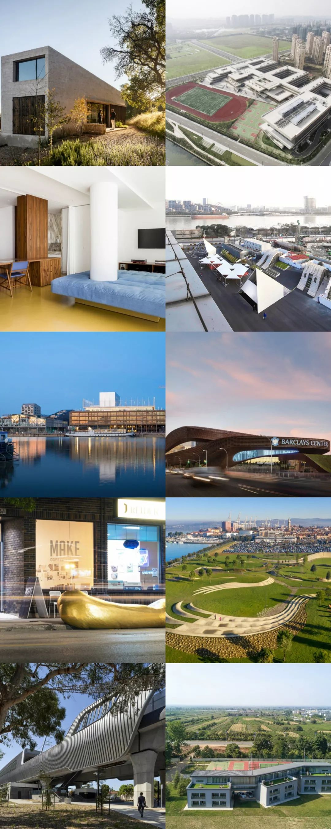 科技园区中的混凝土玻璃建筑-63