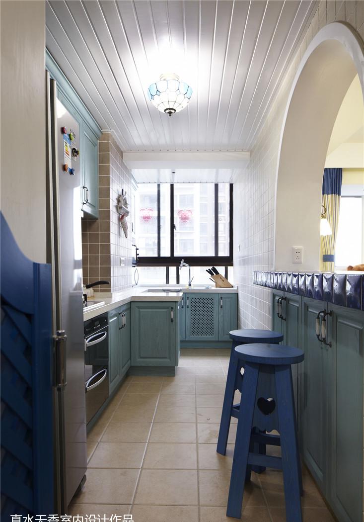 真水无香室内设计丨平层丨海天一色-12