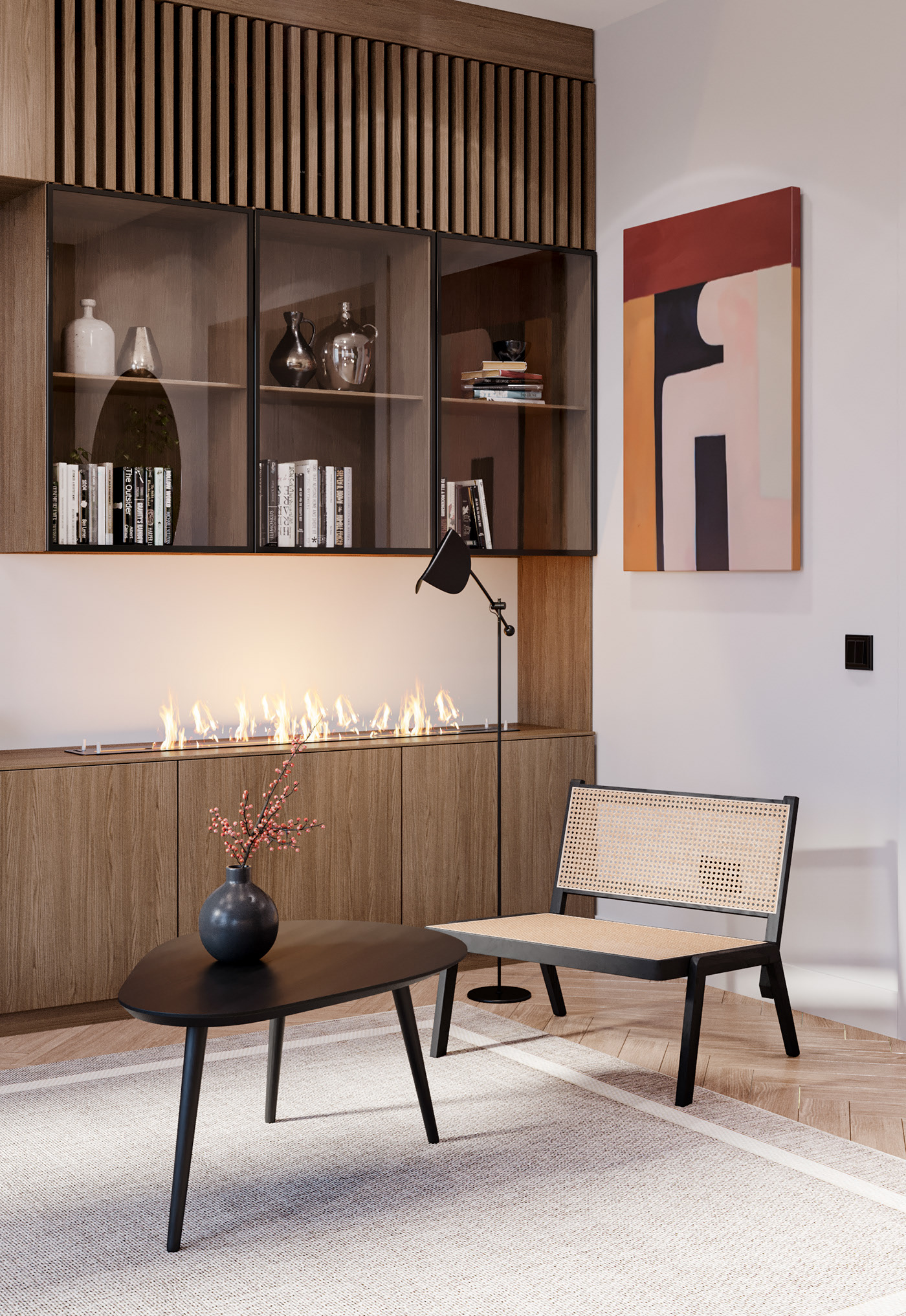 莫斯科多彩色系公寓设计丨俄罗斯莫斯科-4