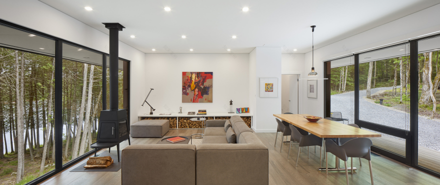 肯纳贝克湖边小屋丨加拿大丨Zerafa Studio-22