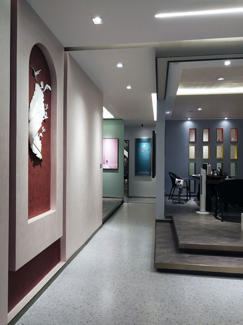 泰诗尔肌理壁膜旗舰店 | 色块构筑的肌理空间-5