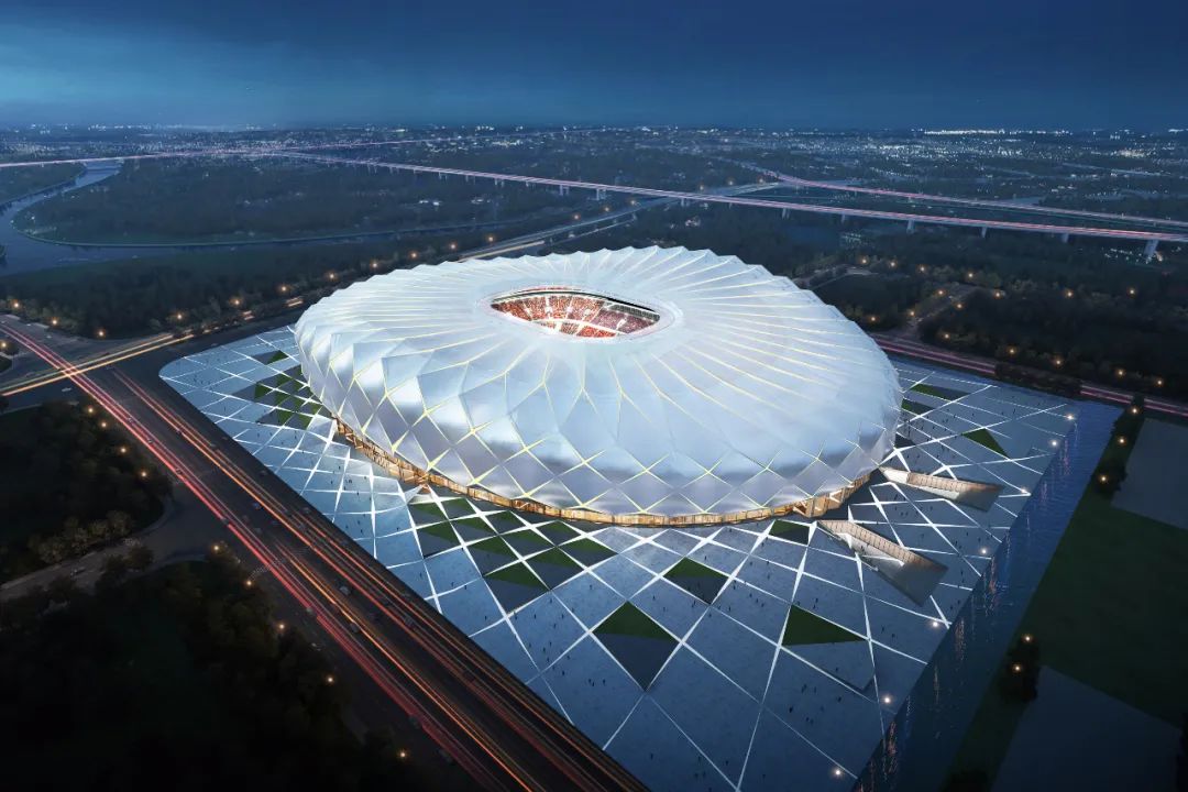 恒大新球场“莲冠”方案亮相,现代科技感十足-40