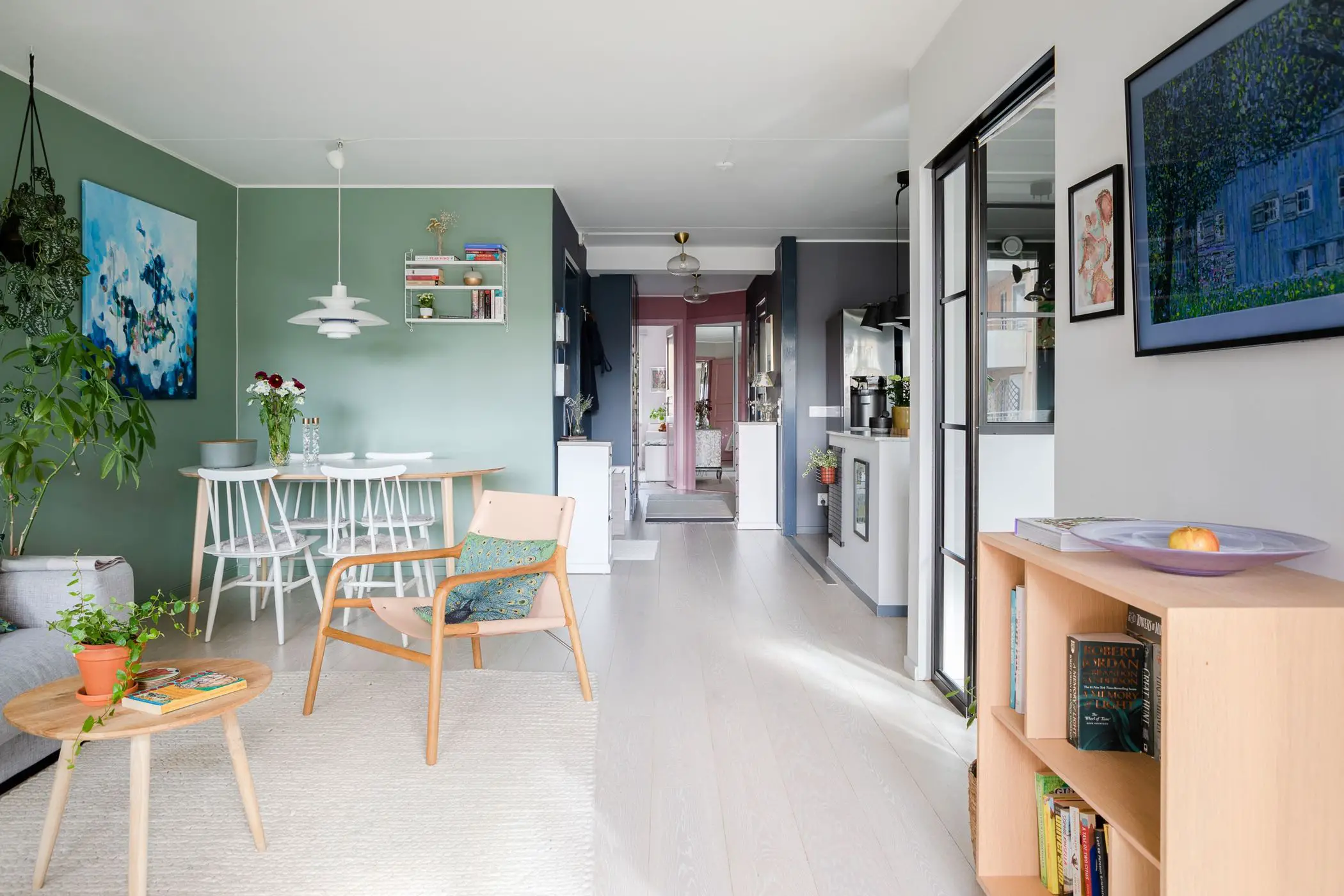 瑞典斯德哥尔摩明亮舒适两居室公寓设计-10