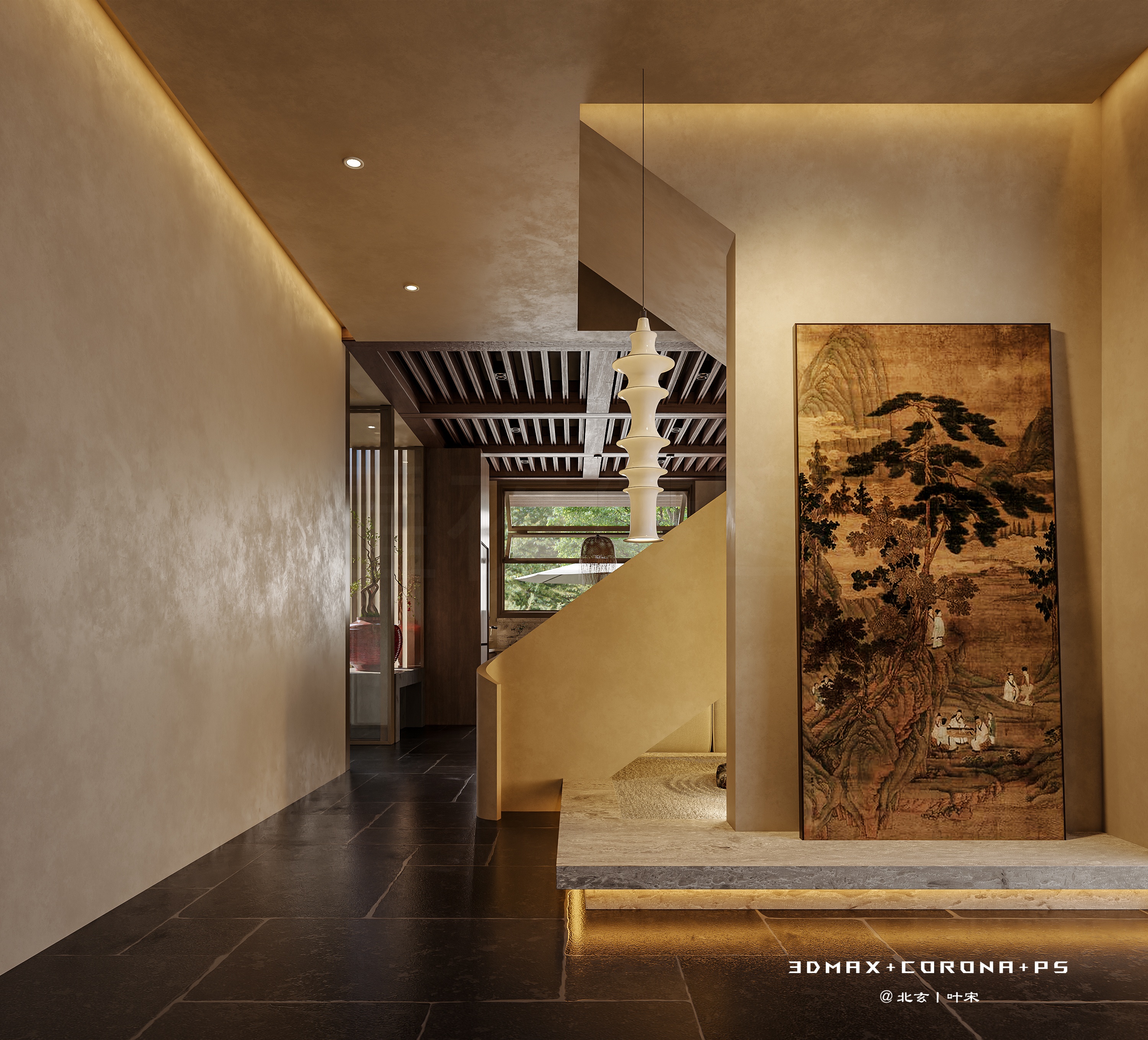 民宿设计｜茶田乡野间的避世民宿-8