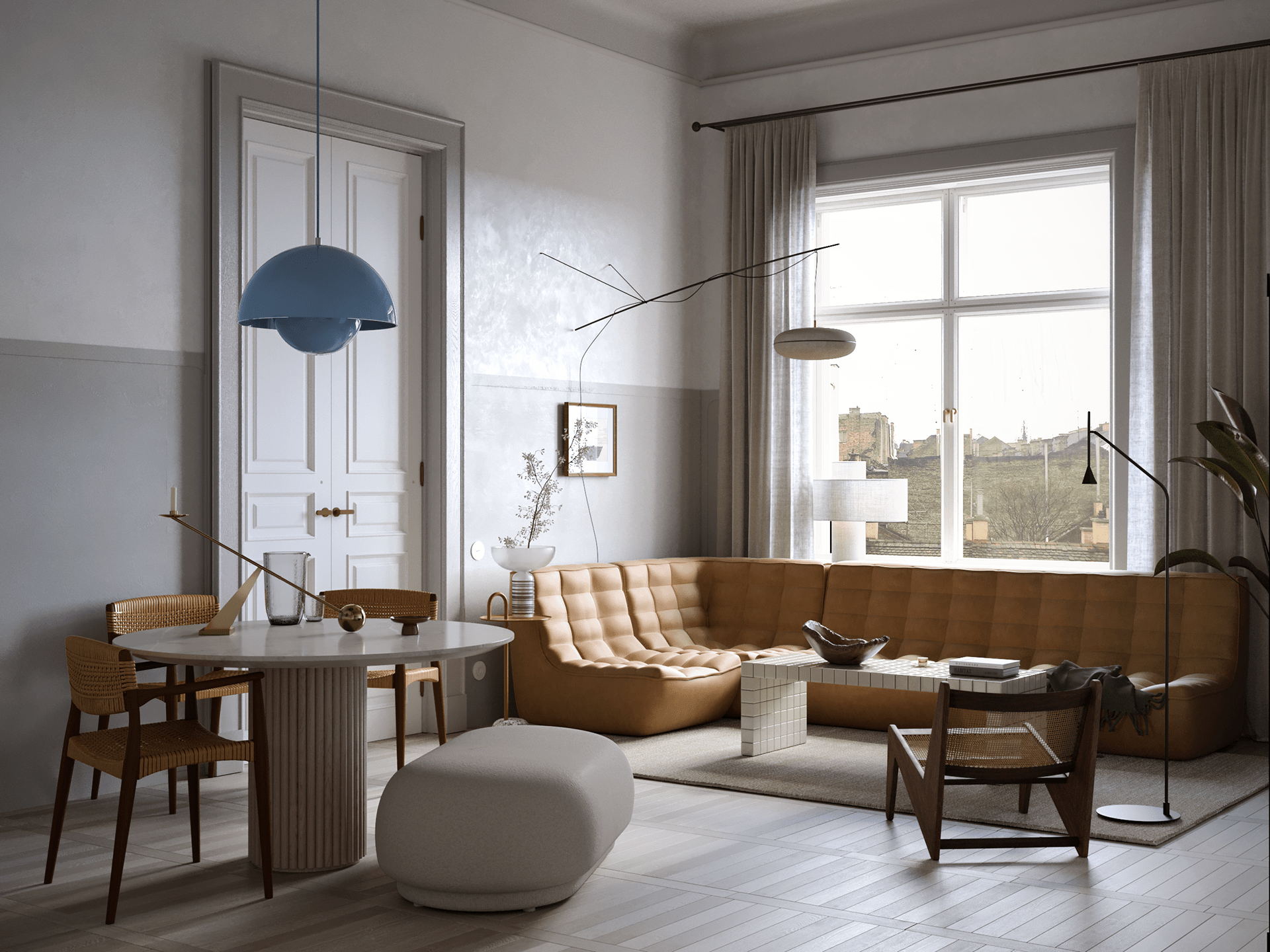 115㎡公寓设计 超有氛围感的住宅-0