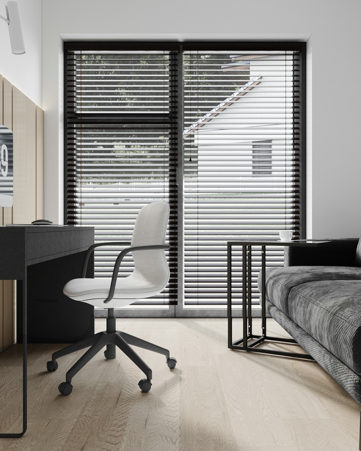 乌克兰 255㎡浅色系住宅设计-19