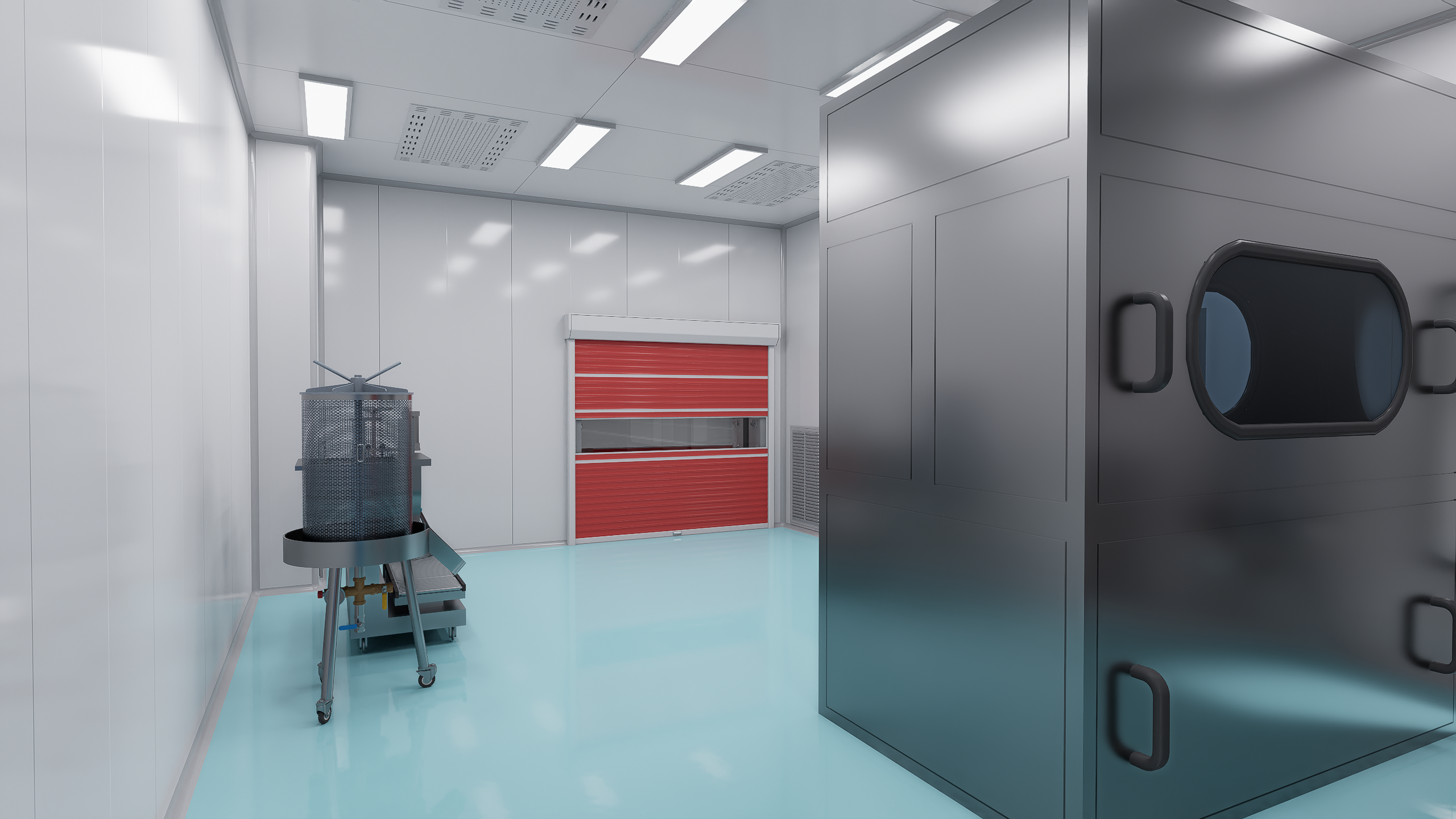 净化车间效果图相关BIM服务项目丨BIM工程服务-9