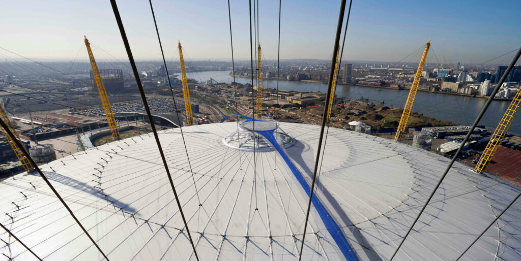 O2场馆上方的基础结构丨英国伦敦-29